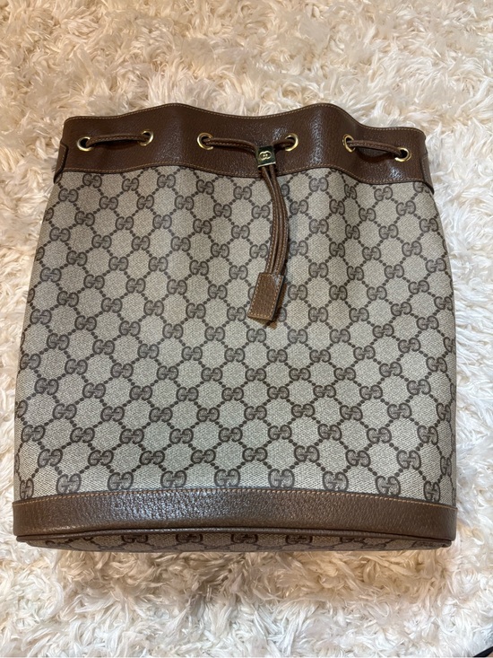 Gucci Handbags - Vintage Gucci GG Supreme/Plus Bucket Bag-Deadstock Condition-Never Carried